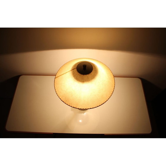 Image 1 of Vintage marble and metal table lamp by Kámen Praha, 1950