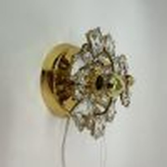 Image 1 of  2x Palwa crystal wall lamps , 1970’s Germany