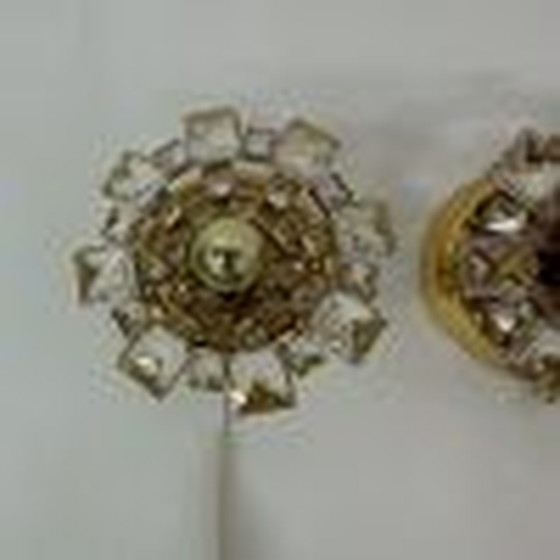 Image 1 of  2x Palwa crystal wall lamps , 1970’s Germany