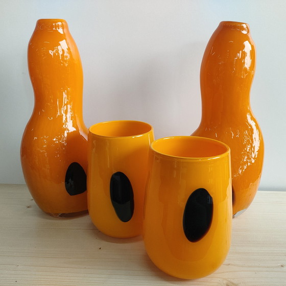 Image 1 of Set vintage di vasi e portafiori unici 