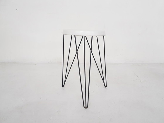 Image 1 of Tjerk Reijenga for Pilastro metal stool, The Netherlands 1966