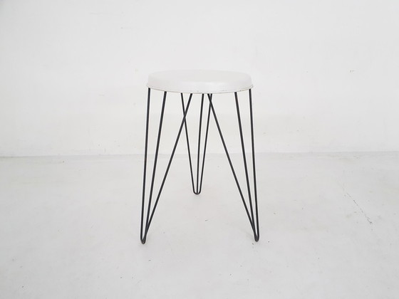 Image 1 of Tjerk Reijenga for Pilastro metal stool, The Netherlands 1966