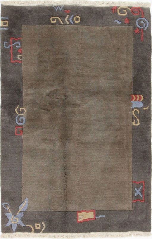 Modern Nepal Rug 190 X 127 Cm