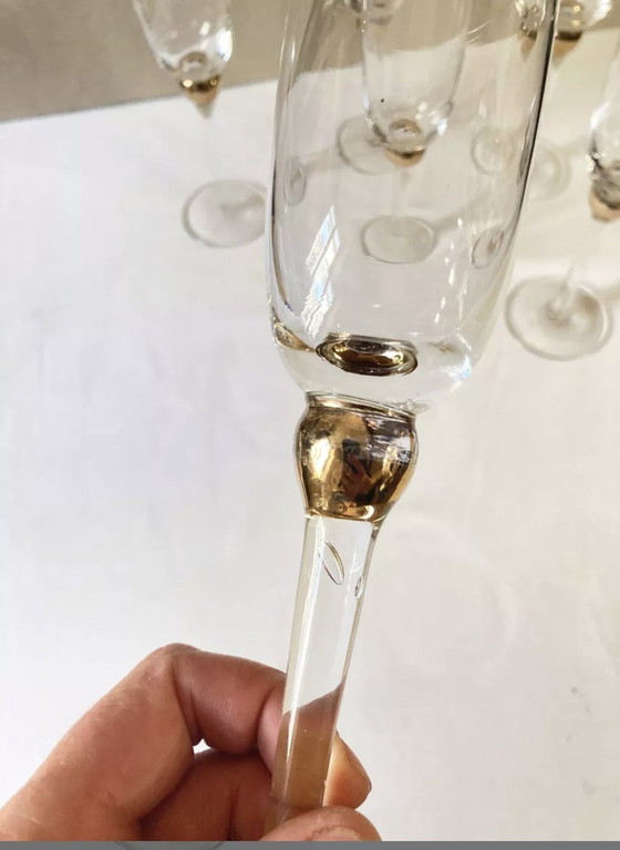 Image 1 of Glass Champagne Flutes