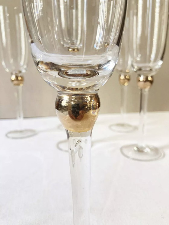 Image 1 of Glass Champagne Flutes