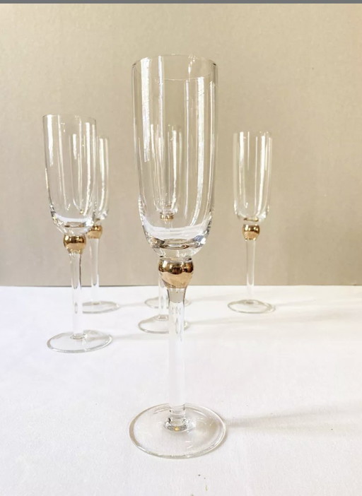 Glass Champagne Flutes