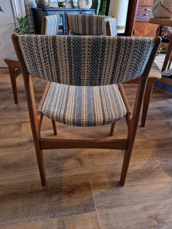 Image 1 of Beautiful Set Of 4 Dining Chairs (Danish Design)