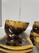 6x Retro dinnerware
