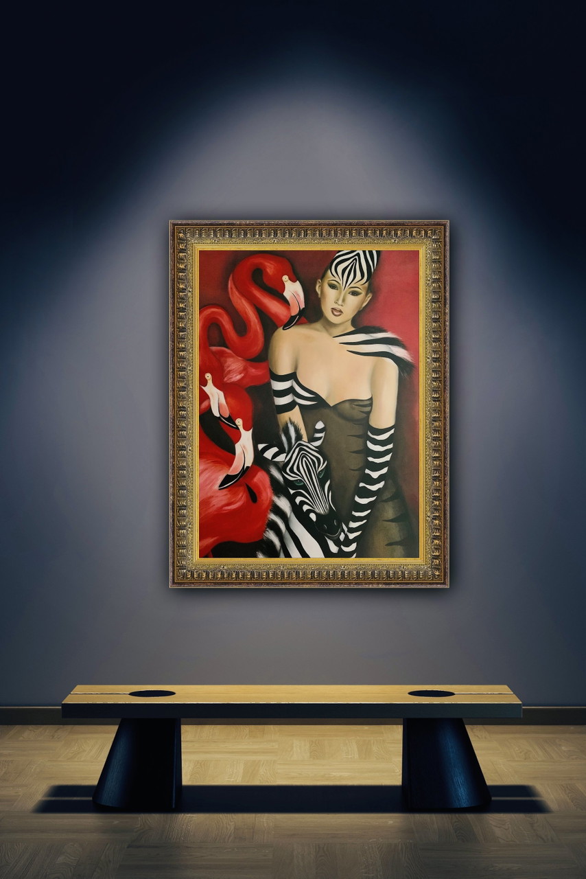 Large Offset Lithograph By Hilly Jansen Dana, Signed In Print