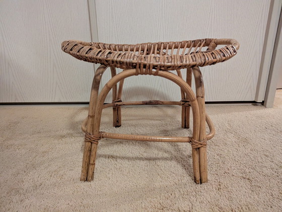 Image 1 of Rattan Stool