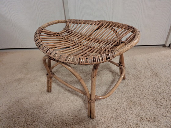 Image 1 of Rattan Stool