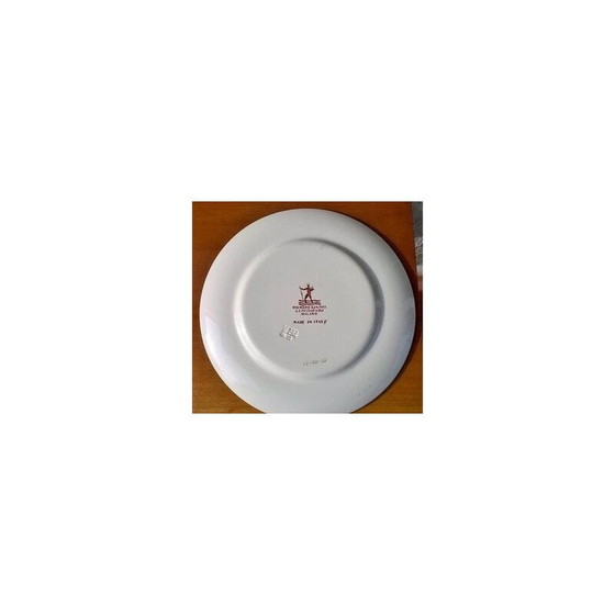 Image 1 of Set of 3 vintage plates by Gio Ponti for Richard Ginori, 1933