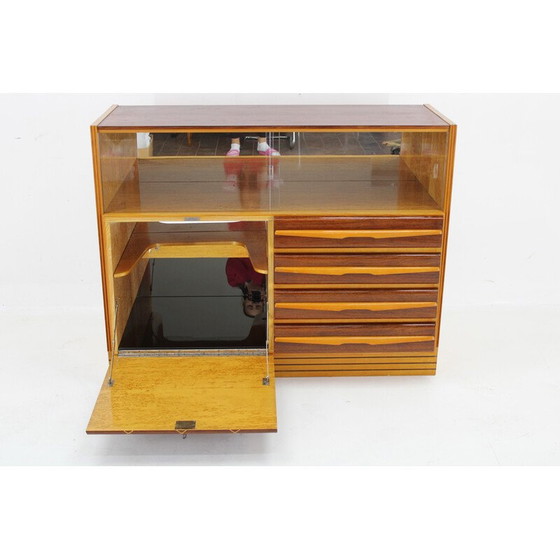 Image 1 of Vintage wooden chest of drawers, Czechoslovakia 1960