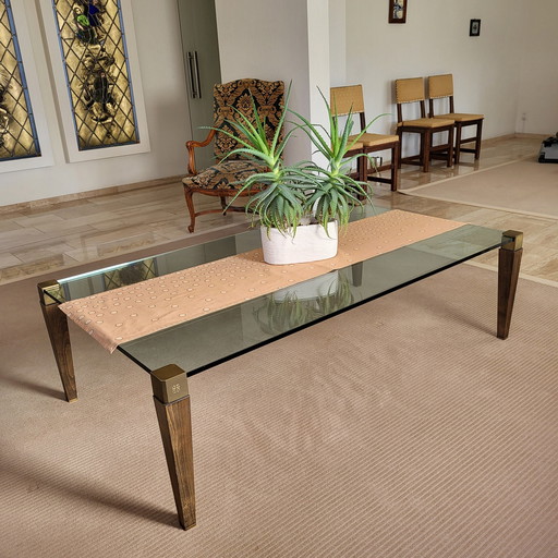 Glass Design Coffee Table By Peter Ghyczy (Selection).