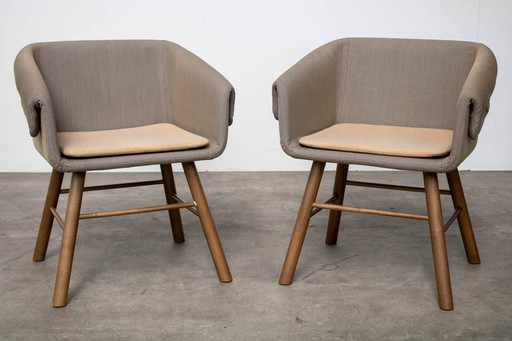 2x Design chair Sancal Collar