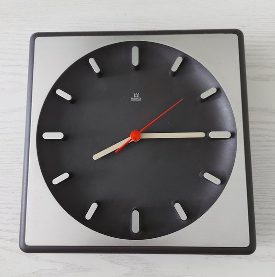 Image 1 of Quartz Aachen Clock Germany Bauhaus