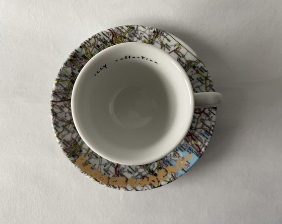 Image 1 of 4 X Espresso Cup And Saucer Illy Art Collection