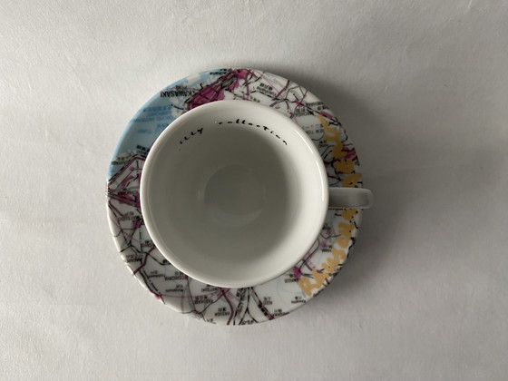 Image 1 of 4 X Espresso Cup And Saucer Illy Art Collection