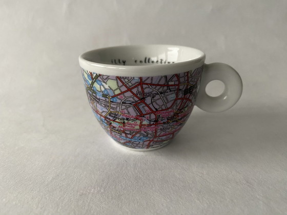 Image 1 of 4 X Espresso Cup And Saucer Illy Art Collection