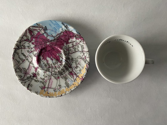 Image 1 of 4 X Espresso Cup And Saucer Illy Art Collection