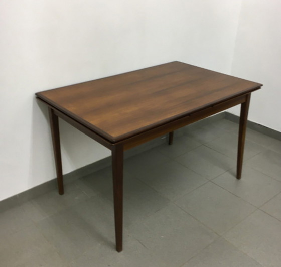 Image 1 of Mid-century design extendable dining table, 1960’s