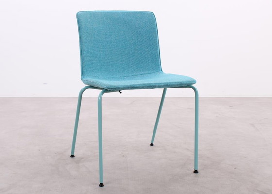 Image 1 of 4x Gispen Nomi chair blue