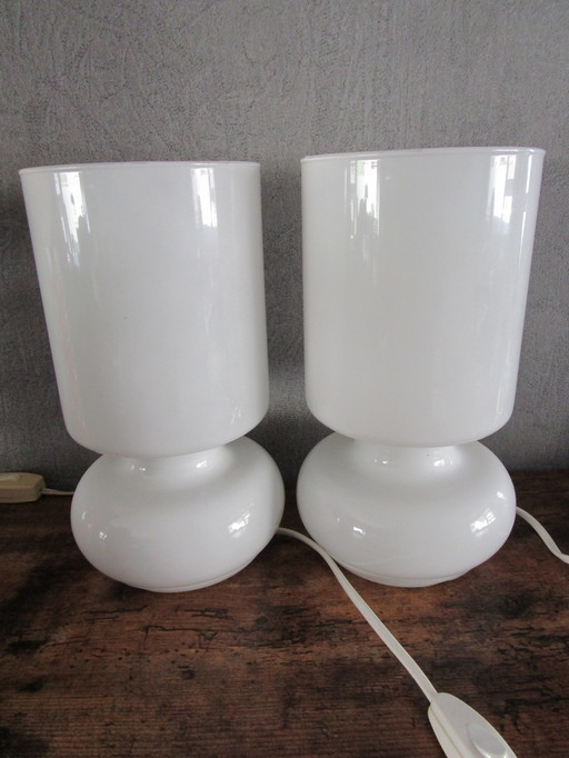 2x Ikea Lykta Mushroom Lamps.