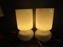 2x Lámparas en forma de hongo Ikea Lykta.