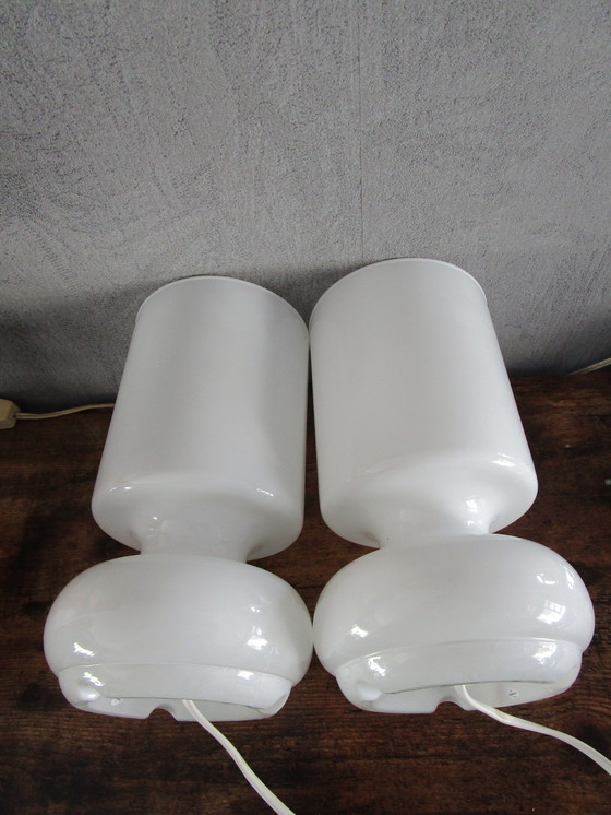 Image 1 of 2x Ikea Lykta Mushroom Lamps.