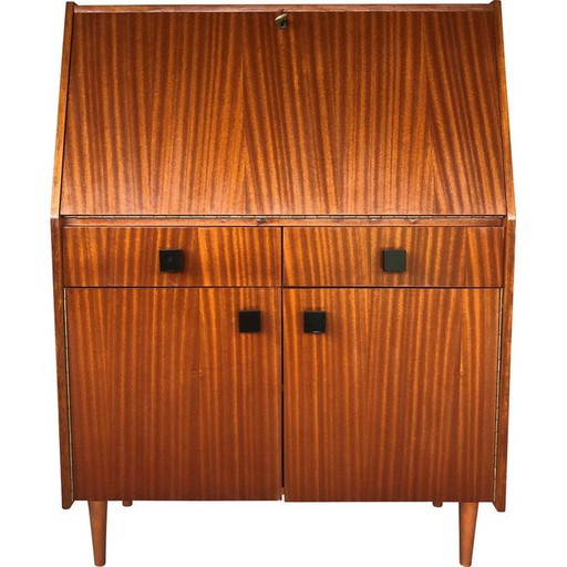 Vintage Scandinavian wooden secretary, 1960
