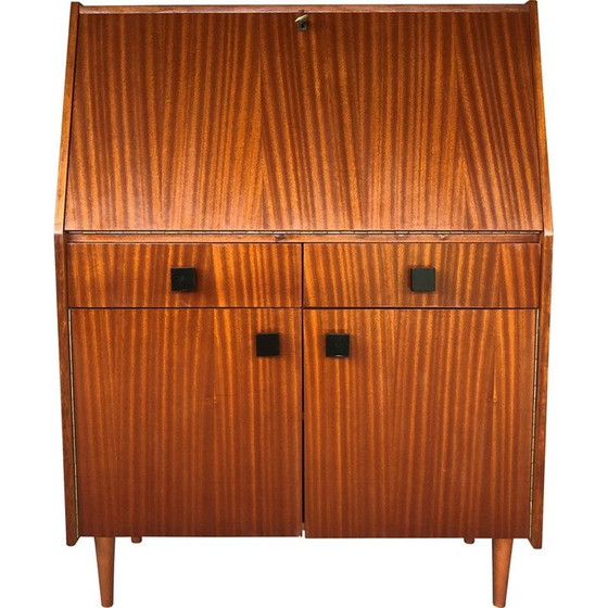 Image 1 of Vintage Scandinavian wooden secretary, 1960