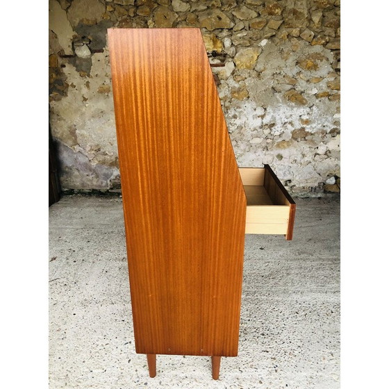 Image 1 of Vintage Scandinavian wooden secretary, 1960