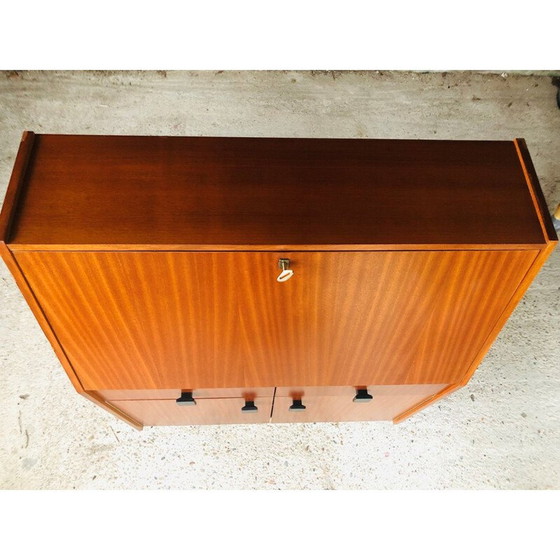 Image 1 of Vintage Scandinavian wooden secretary, 1960