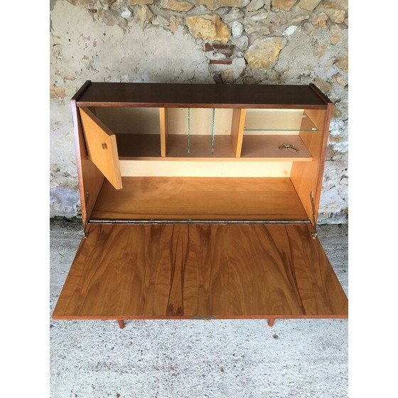 Image 1 of Vintage Scandinavian wooden secretary, 1960