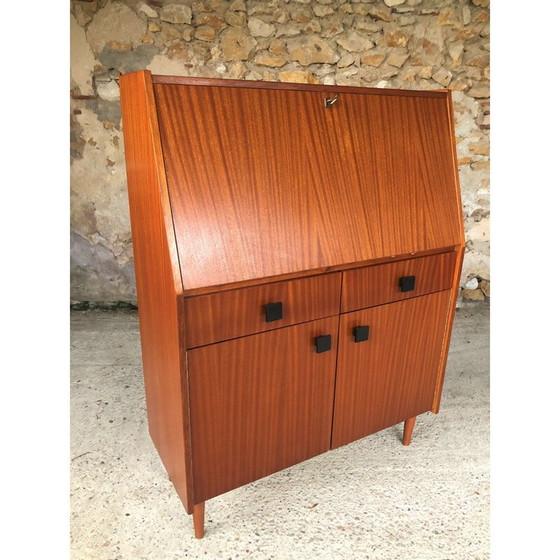 Image 1 of Vintage Scandinavian wooden secretary, 1960