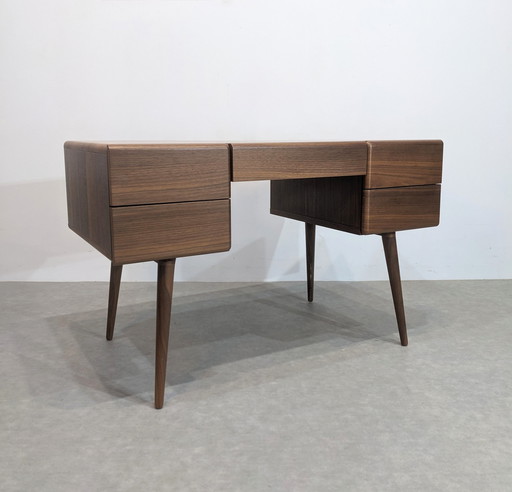 Elegant contemporary walnut desk