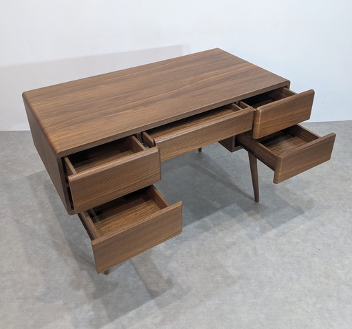 Elegant contemporary walnut desk