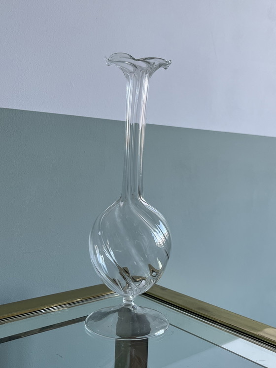 Image 1 of Vase vintage soufflé à la bouche