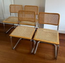 4 x vintage webbing chair