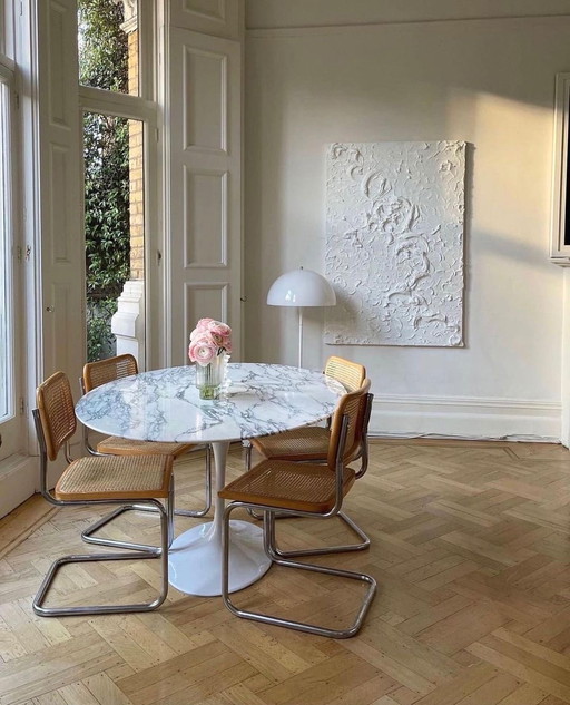 4 x vintage webbing chair