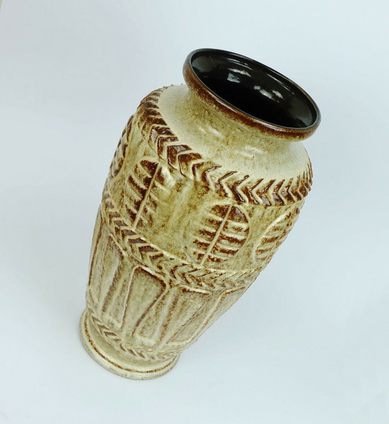 Image 1 of 1960s bay keramik floorvase 72 40 vase relief pattern