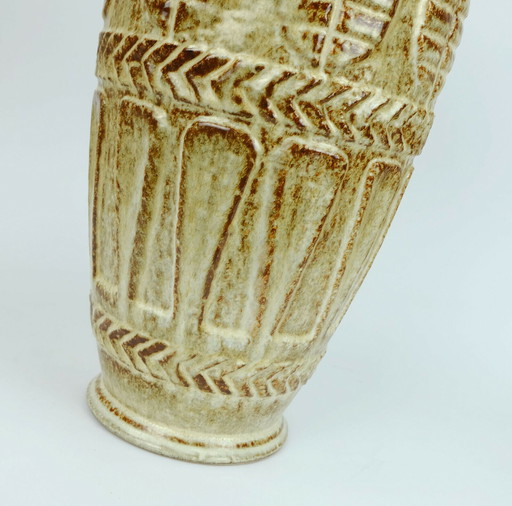 1960s bay keramik floorvase 72 40 vase relief pattern