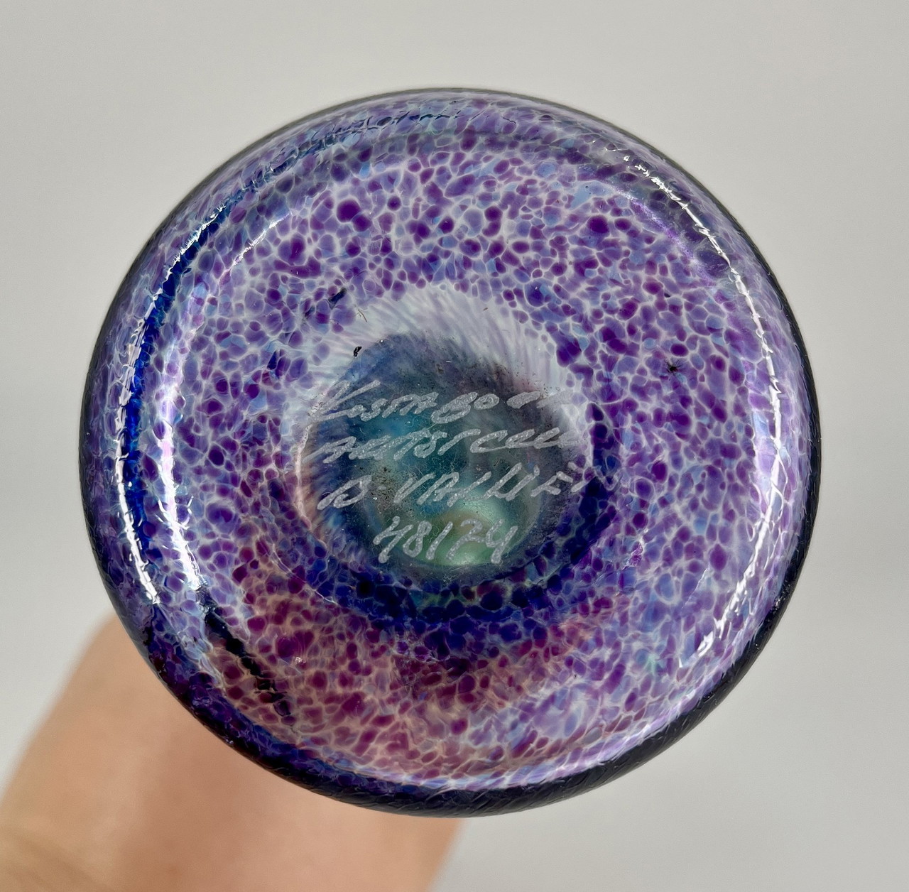 Kosta Boda Vase en verre Bertil Vallien Suède 1980