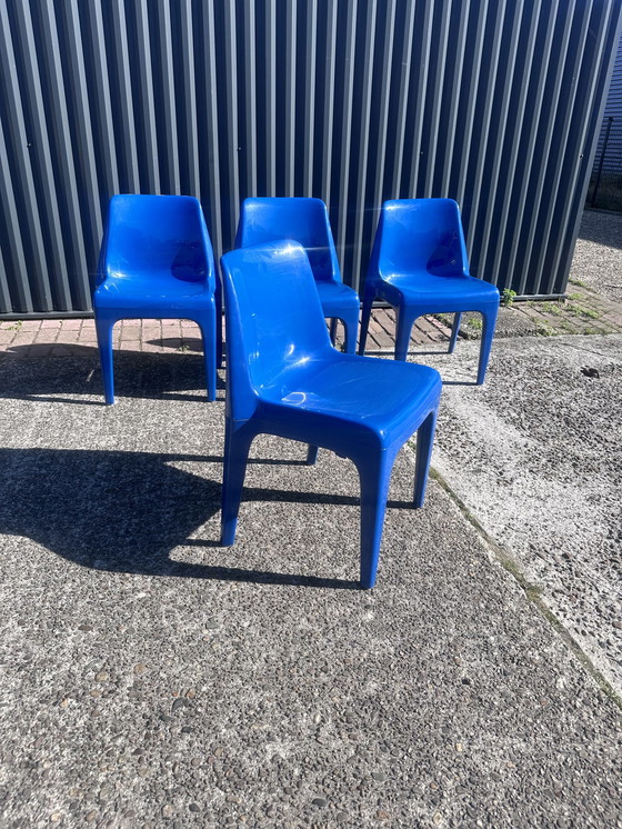 Image 1 of 4 x dining room chairs space age