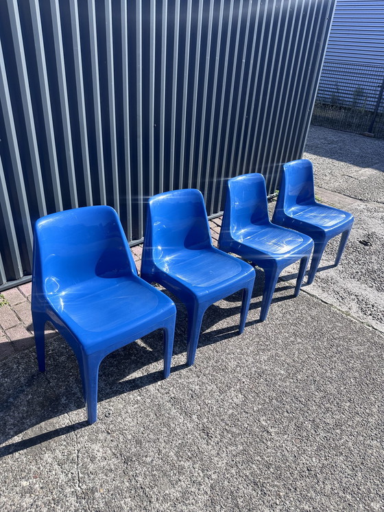 Image 1 of 4 x dining room chairs space age