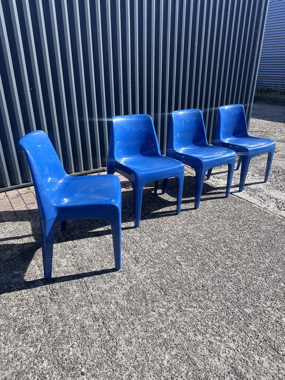 Image 1 of 4 x dining room chairs space age