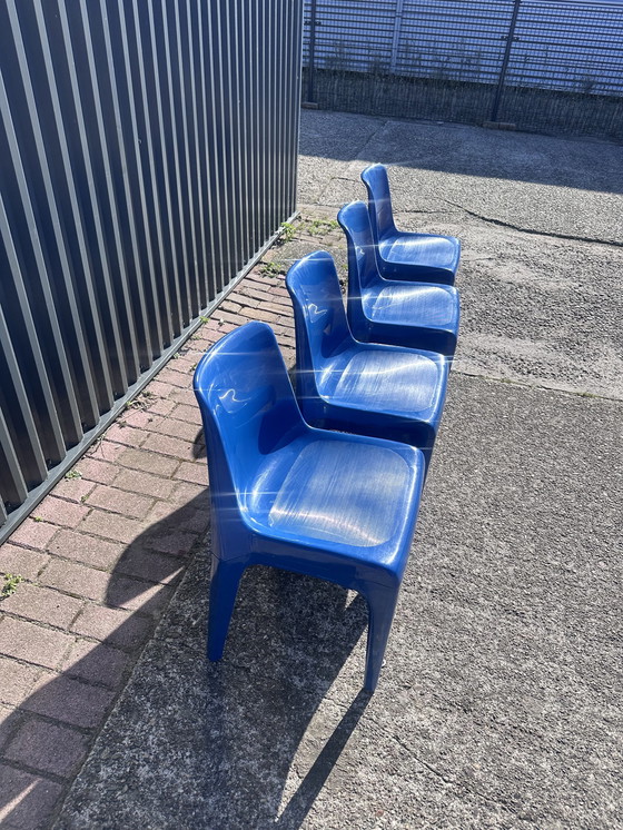 Image 1 of 4 x dining room chairs space age