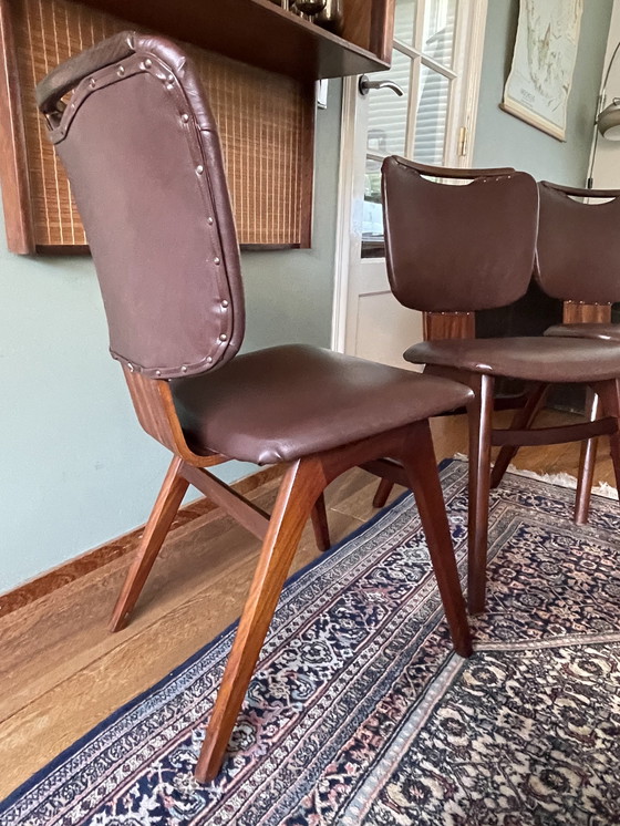 Image 1 of 4x Mid century dining room chairs