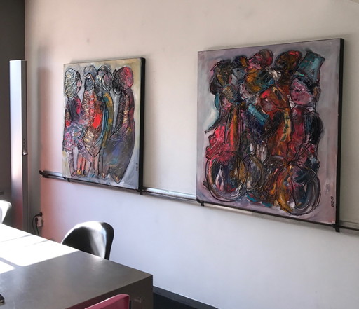 Wheels - winnaar van de All About Art Award – schilderijen tekeningen, Canvas, Abstract (photo 2 of 5)