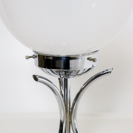 Image 1 of Lampe de table Space Age chromée